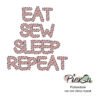 PiexSu-Plotterdatei-Eat-sew-sleep-reapeat-dxf-svg-plotten-Titelbild