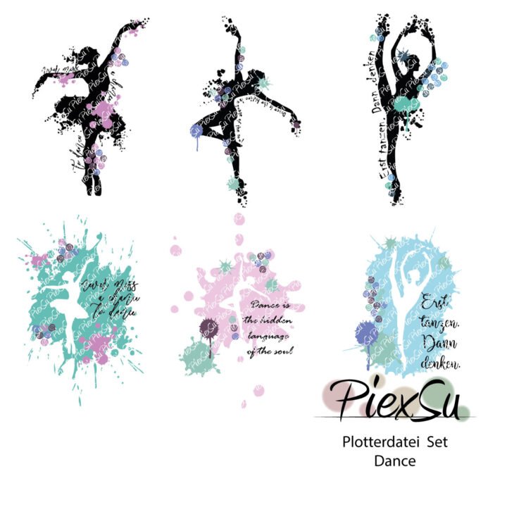 PiexSu-Plotterdatei-Set-Dance-plotten-dxf-svg-Titelbild