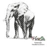PiexSu-Plotterdatei-Pointilismus-Elefant-plotten-dxf-svg-Titelbild