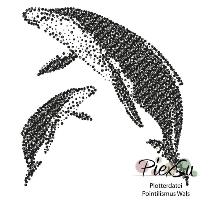 PiexSu-Plotterdatei---Pointilismus-Wale-Titelbild-dxf-svg-plotten