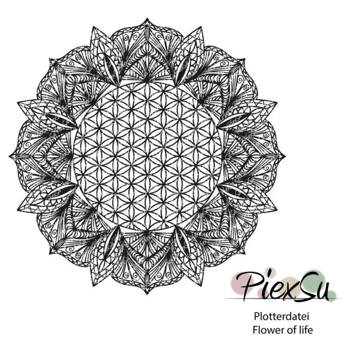 PiexSu-Plotterdatei-Mandala-Flower-of-life-Titelbild