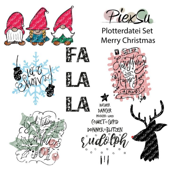 PiexSu-Plotterdatei-Set-Merry-Christmas-II-dxf-svg-jpg-png-plotten-silhouette-cameo