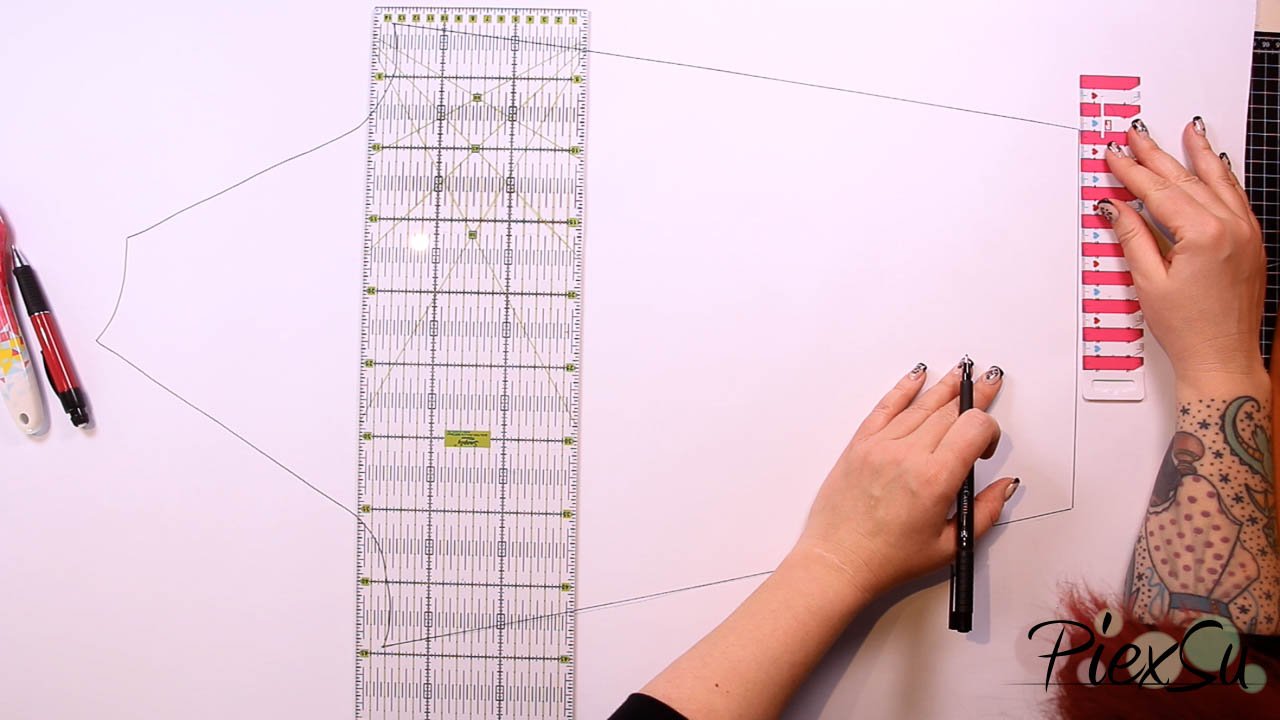 PiexSu Schnittmuster Modest Gummiband statt Buendchen naehen 2 1